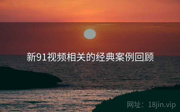 新91视频相关的经典案例回顾 第1张 新91视频相关的经典案例回顾 第1张