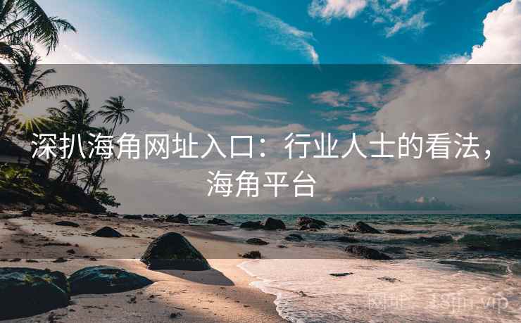 深扒海角网址入口：行业人士的看法，海角平台  第1张